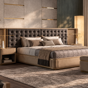 Sereno luxury upholstered bed by DecoPix