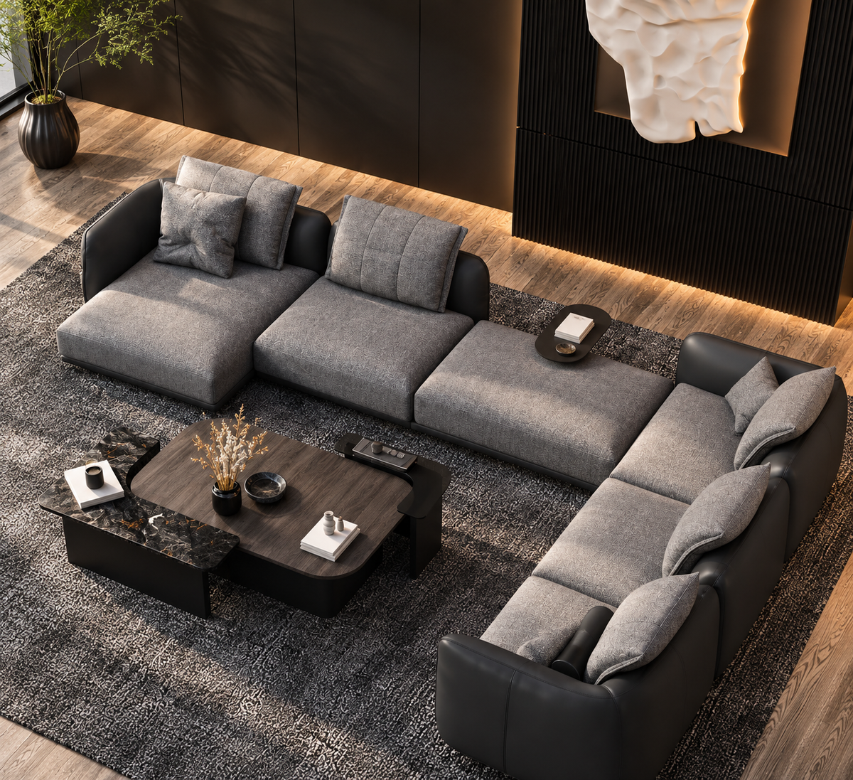 Velante luxury corner sofa by DecoPix