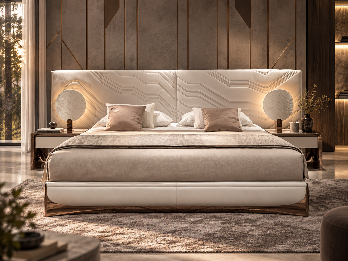 Viora luxury bed by DecoPix