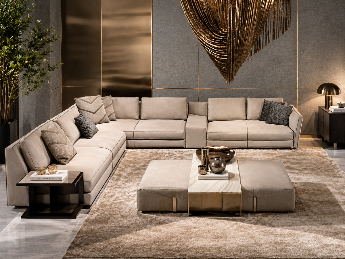 Viora luxury corner sofa by DecoPix