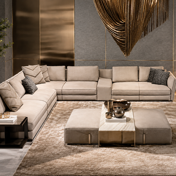 Viora luxury corner sofa by DecoPix