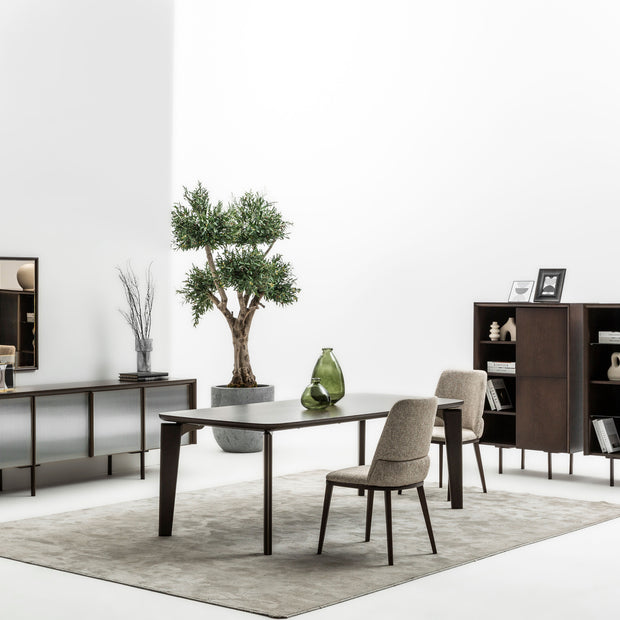 Alba dining room catalogue scene; styling and configuration example
