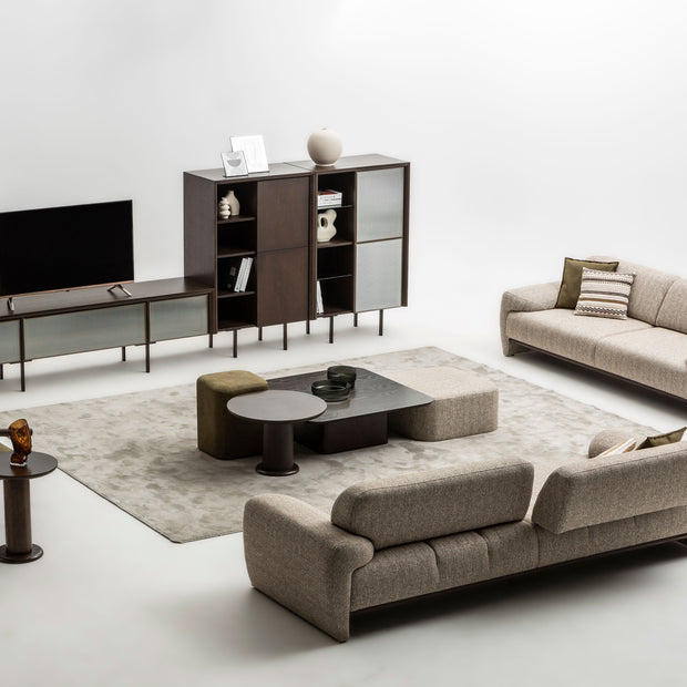 Alba living room catalogue scene; styling and configuration example
