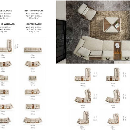 Boztas Aston Sofa Set – options