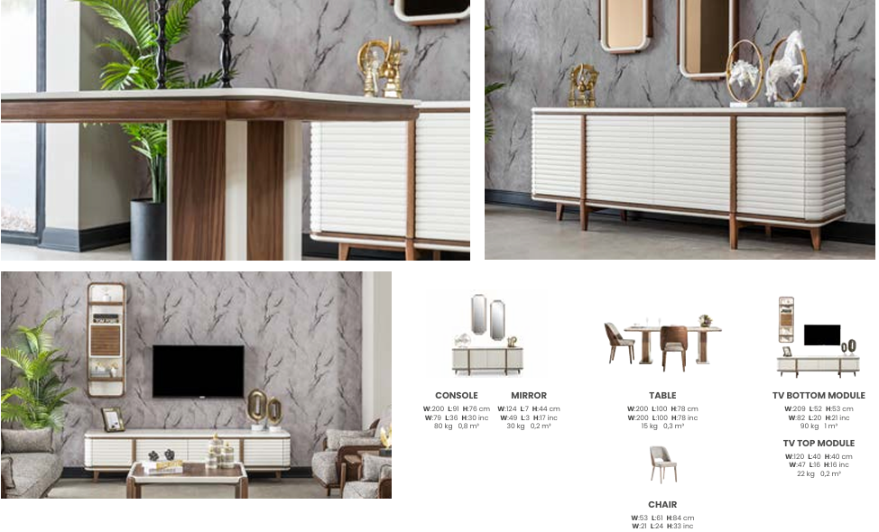 Boztas Bentlee Dining Room Set – set