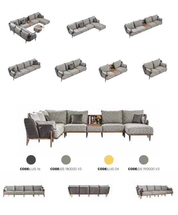 Boztas Bentlee Sofa Set – corner options