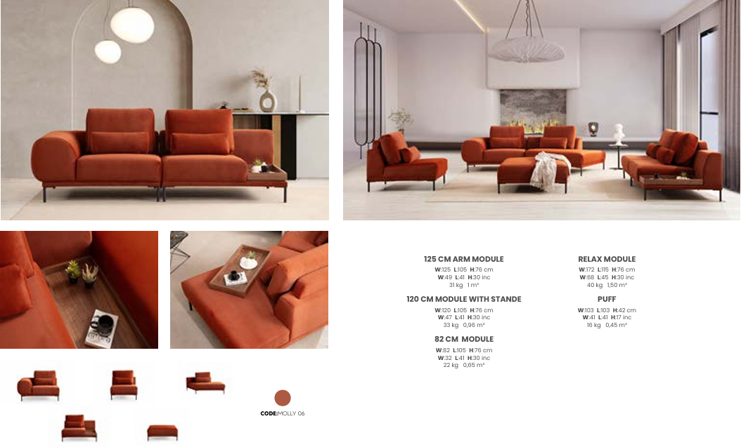 Boztas Calyx Sofa Set – corner modules