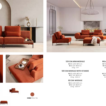 Boztas Calyx Sofa Set – corner modules