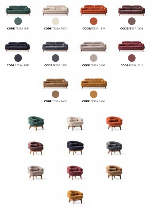 Boztas Mustang Sofa Set – colors
