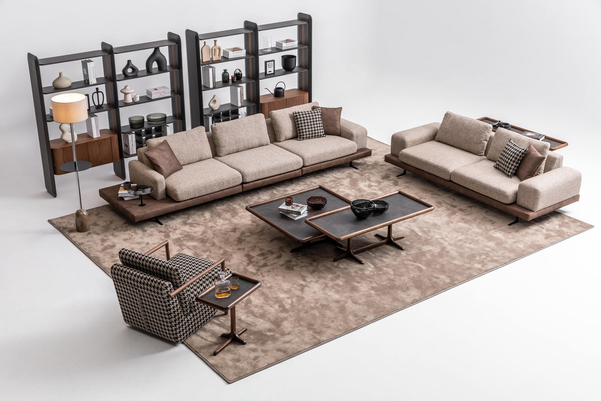 Cora catalogue living room scene featuring the armchair