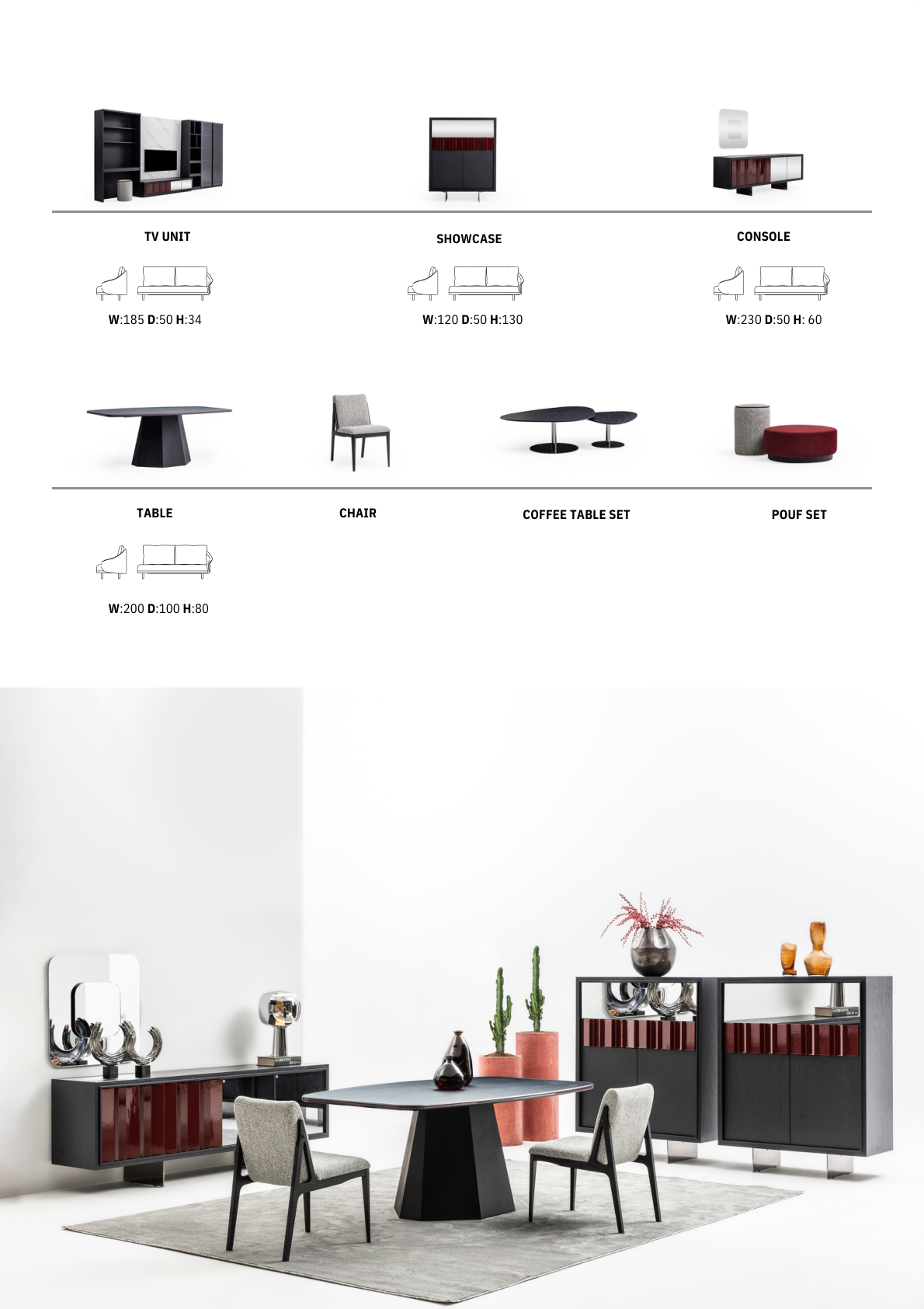 Cora catalogue specifications, page 8