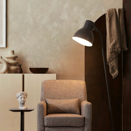 Darin upholstered armchair with exposed legs