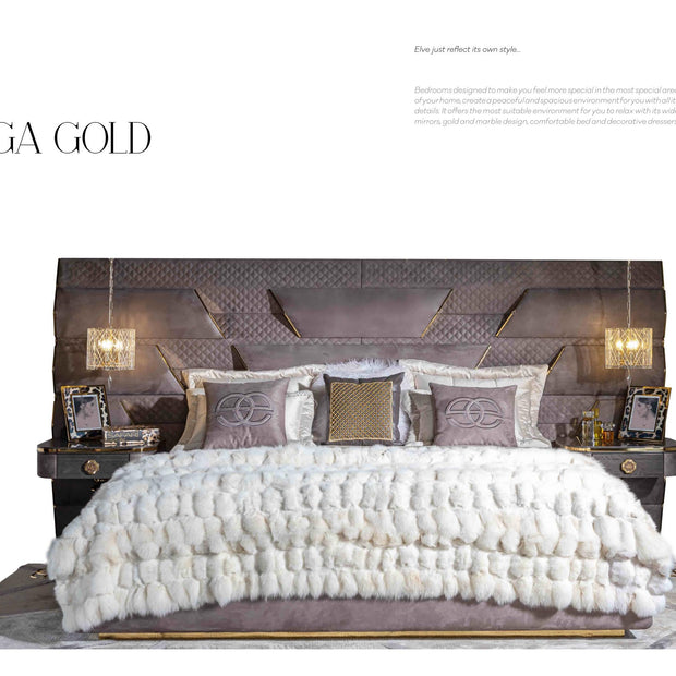 Botega Gold Bedroom Set – Image 1