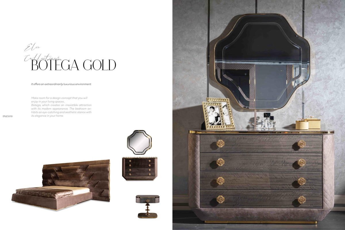 Botega Gold Bedroom Set – Image 2