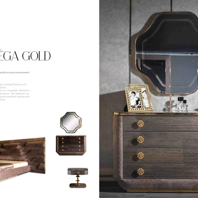 Botega Gold Bedroom Set – Image 2