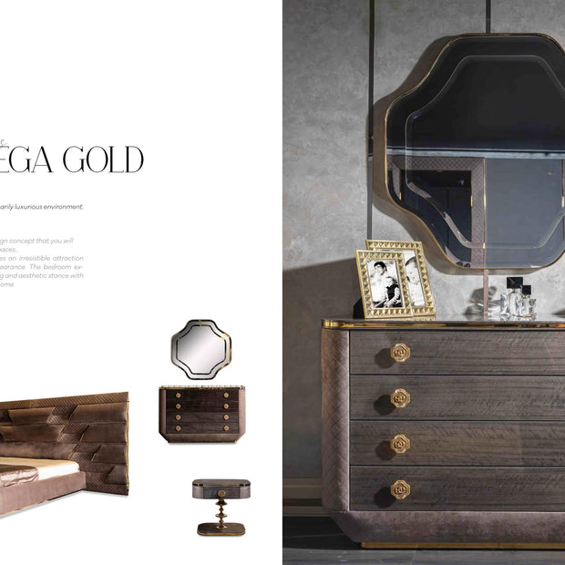 Botega Gold Bedroom Set – Image 2
