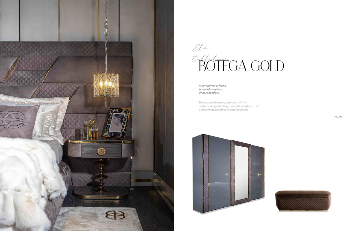 Botega Gold Bedroom Set – Image 3
