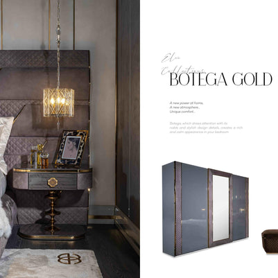 Botega Gold Bedroom Set – Image 3