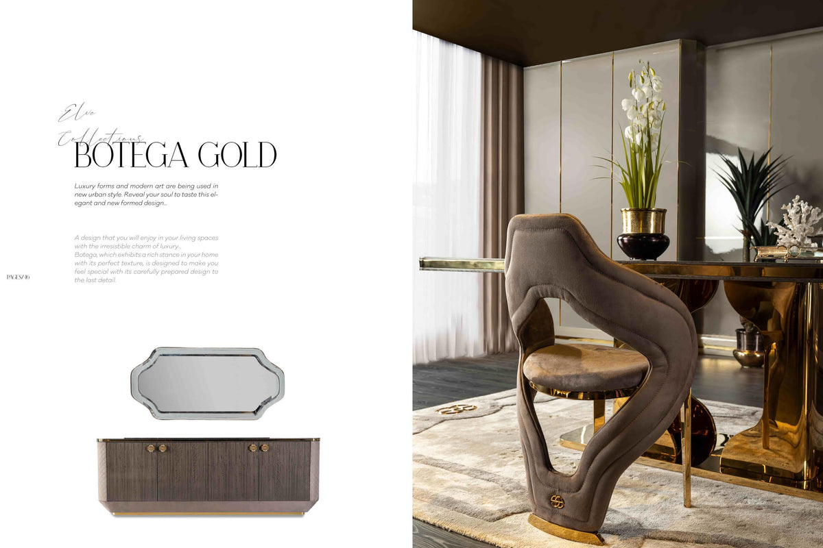 Botega Gold Dining Room Set – Image 2