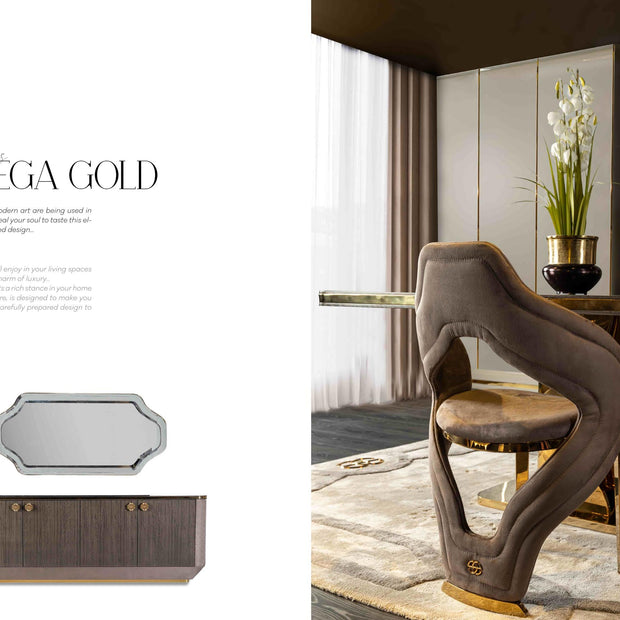 Botega Gold Dining Room Set – Image 2