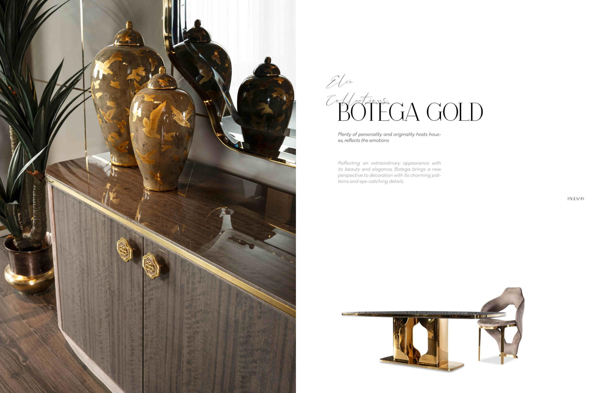 Botega Gold Dining Room Set – Image 3