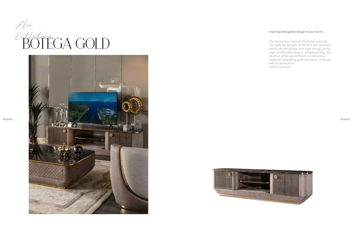Botega Gold Dining Room Set – Image 4