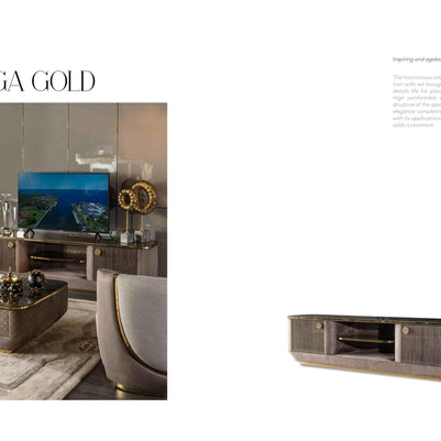 Botega Gold Dining Room Set – Image 4