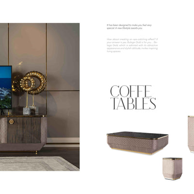 Botega Gold Sofa Set – Image 2