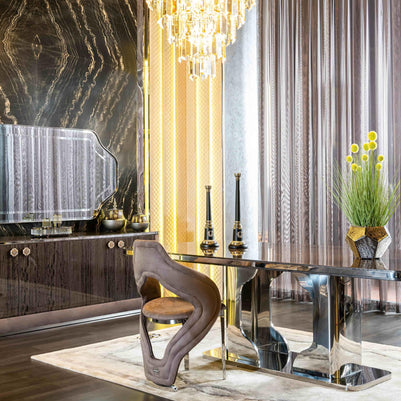 Botega Silver Dining Room Set – Image 1