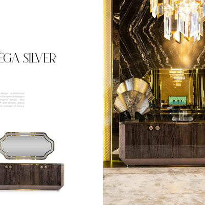 Botega Silver Dining Room Set – Image 2