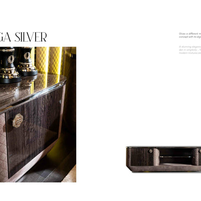 Botega Silver Dining Room Set – Image 4