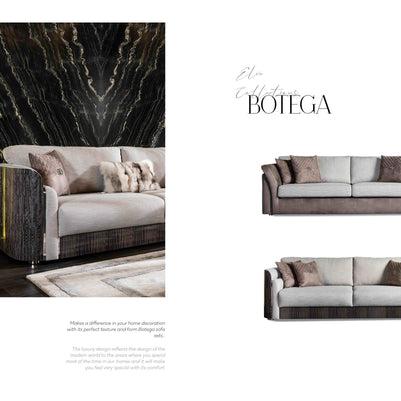 Botega Silver Sofa Set – Image 4