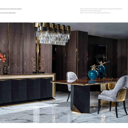 Aqua Dining Room Set – Image 1