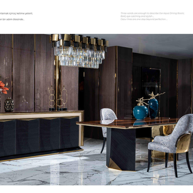 Aqua Dining Room Set – Image 1