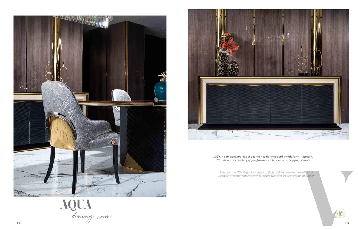 Aqua Dining Room Set – Image 2