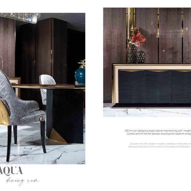 Aqua Dining Room Set – Image 2