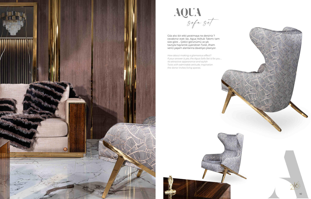 Aqua Sofa Set – Image 2