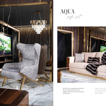 Aqua Sofa Set – Image 4
