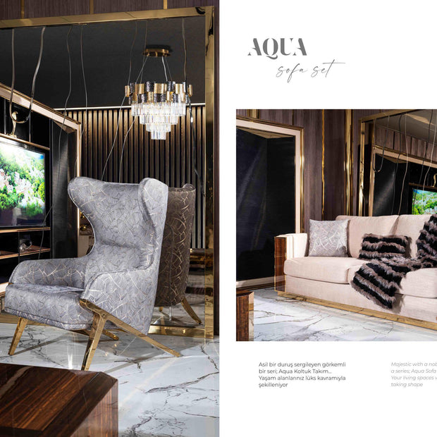 Aqua Sofa Set – Image 4