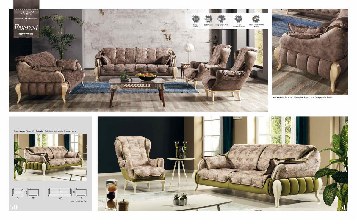 Everest Sofa Set – Image 1