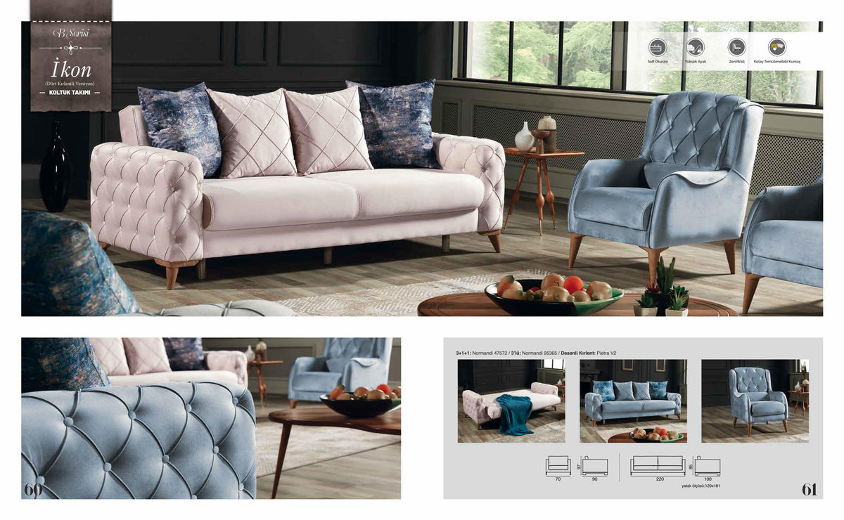 Ikom Sofa Set – Image 2
