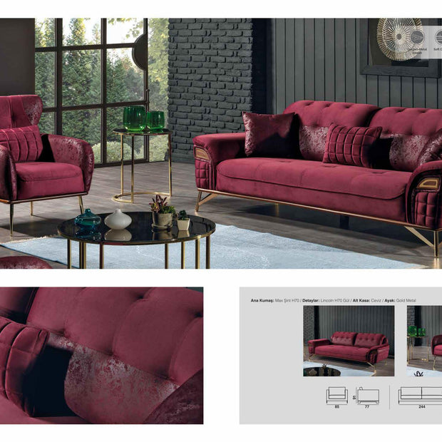 Olimpus Lix Sofa Set – Image 2
