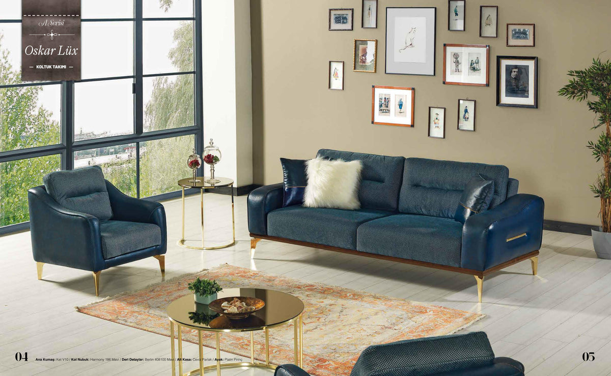 Oskar Lix Sofa Set – Image 1