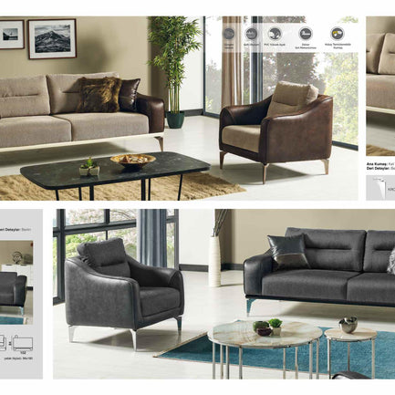 Oskar Lix Sofa Set – Image 2