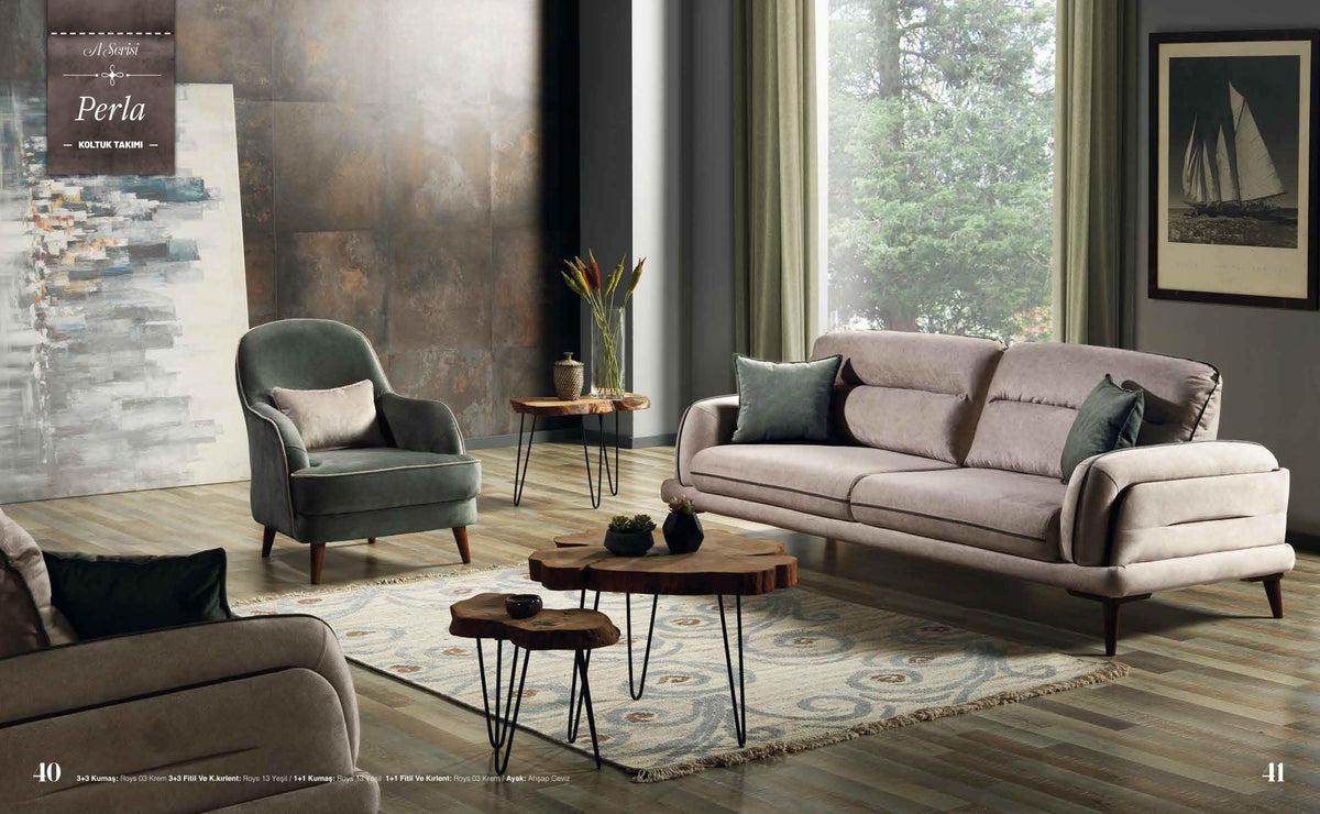 Perla Sofa Set – Image 1