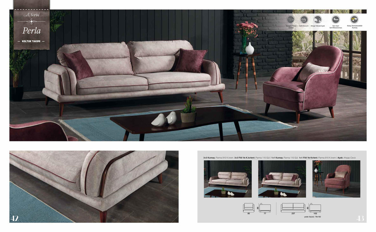 Perla Sofa Set – Image 2