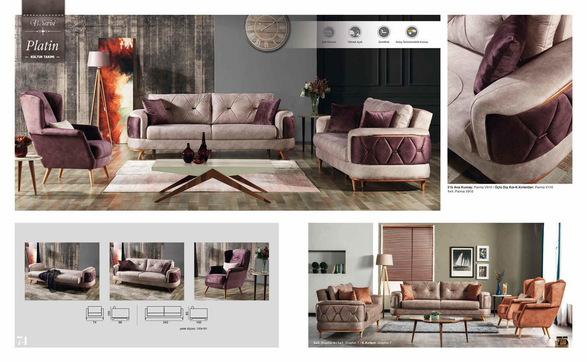 Platin Sofa Set – Image 2