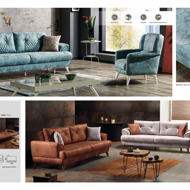 Porto Sofa Set – Image 1