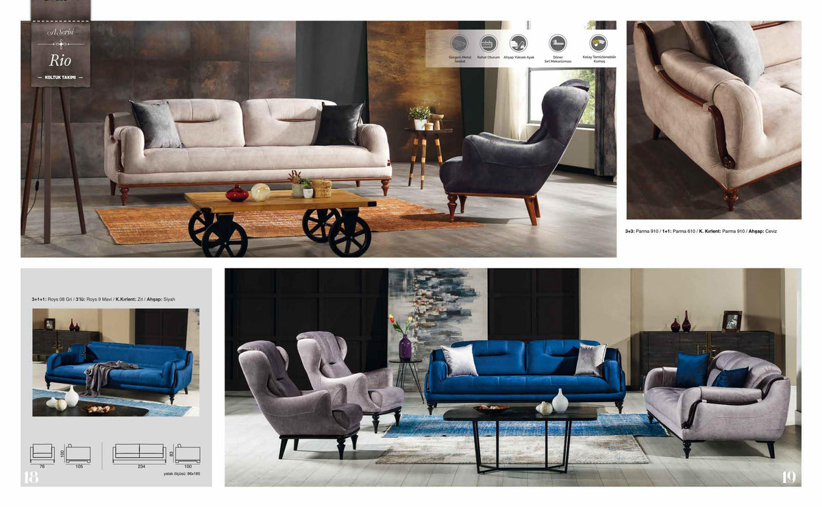 Rio Sofa Set – Image 2