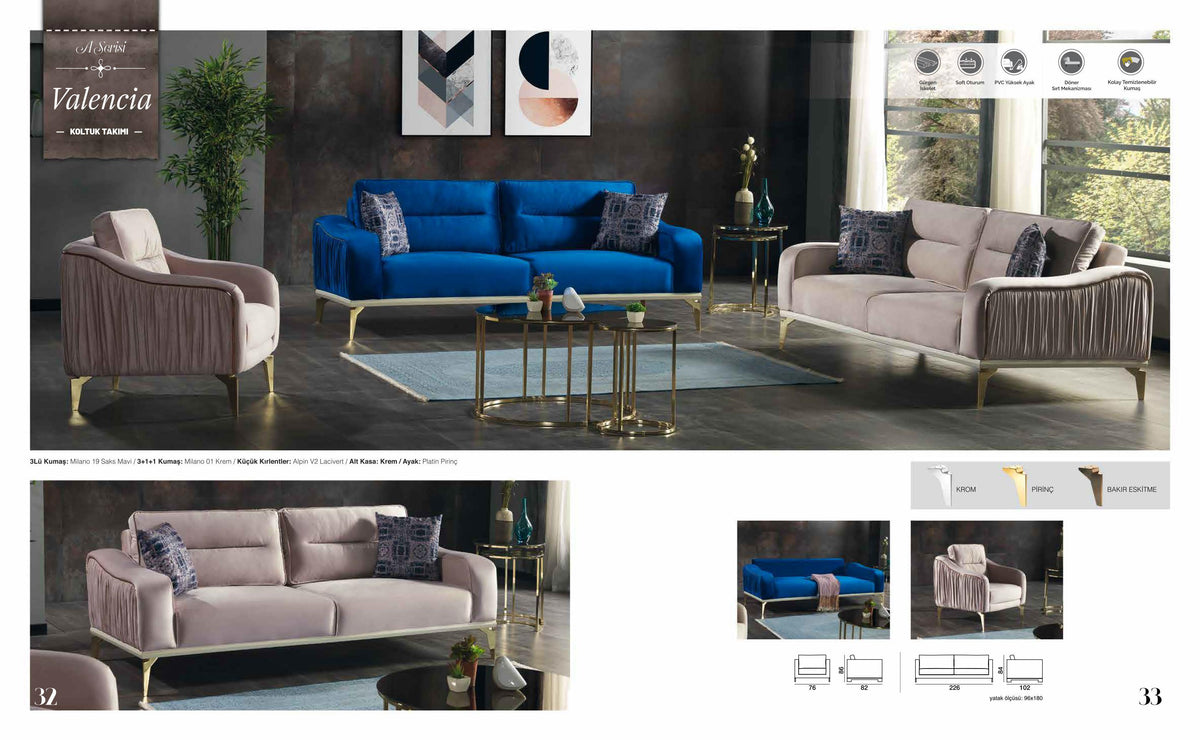 Valencia Sofa Set – Image 2